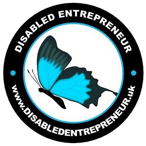 Disabled Entrepreneur UK Logo. Copyright 2026